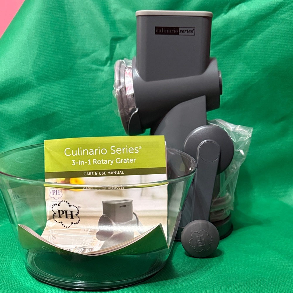 Brand New Princess House Culinario Series 3-in-1 Rotary Grater